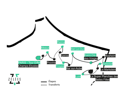 Carte Tour des Zélées